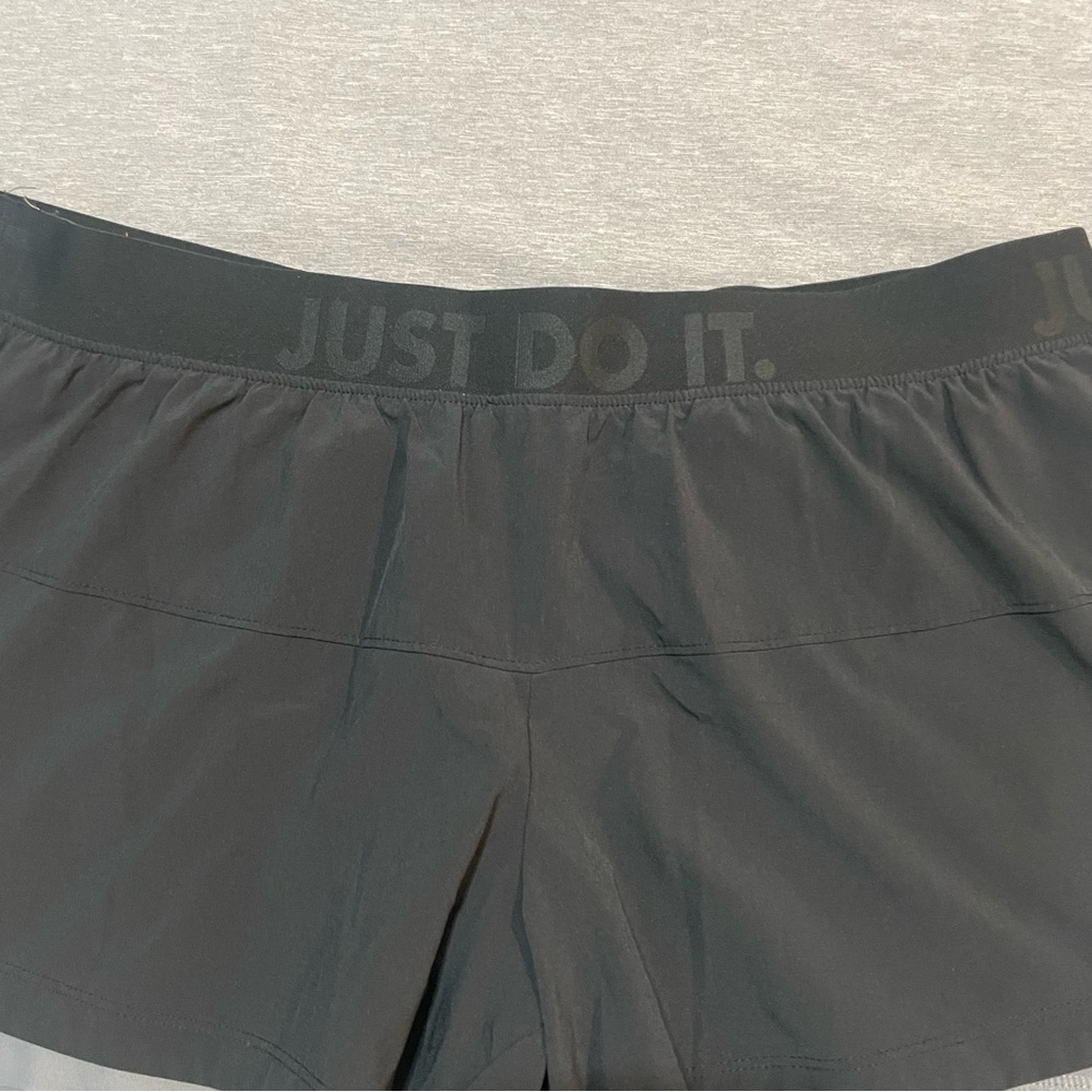 Nike Icon Woven 2-in-1 Shorts Black White Large Dri-FIT Lined Athletic - Picture 4 of 11